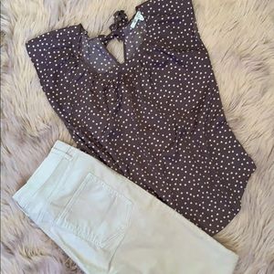 NWT Loft High Waist Skinny Cords